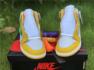 Jordan 1 Off White - Canaire Yellow