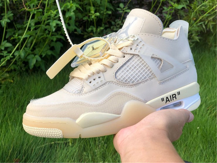 Jordan 4 Off White - Sail
