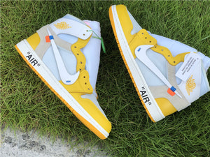 Jordan 1 Off White - Canaire Yellow