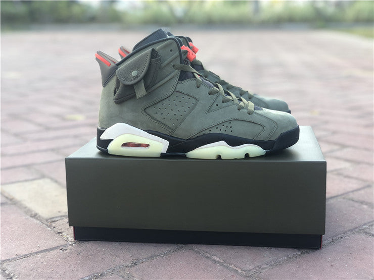 Jordan 6 Travis Scott - Army Green