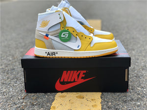 Jordan 1 Off White - Canaire Yellow