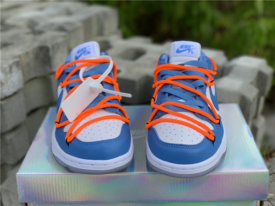 Nike Off White Dunk Low - Futura Blue