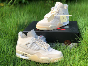 Jordan 4 Off White - Sail