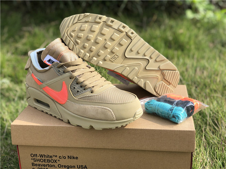 Air Max 90 Off White - Desert Ore