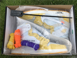 Jordan 1 Off White - Canaire Yellow