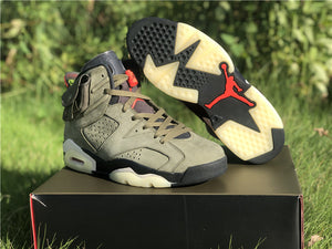 Jordan 6 Travis Scott - Army Green