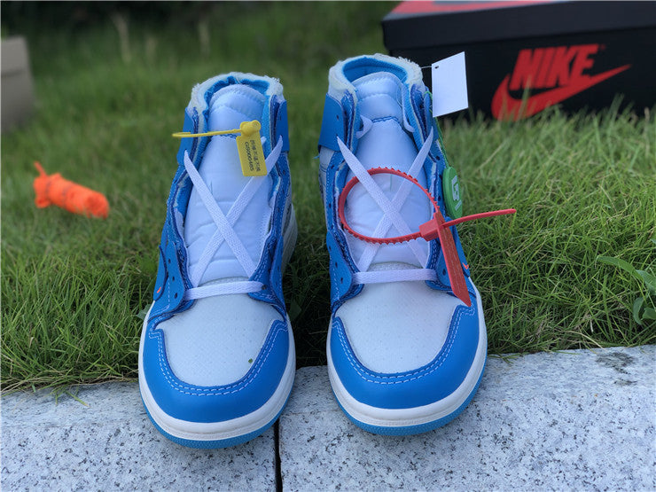 Jordan 1 Off White - Carolina Blue