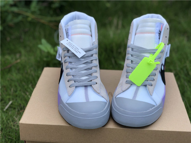 Blazers Off White Mid - Wolf Grey