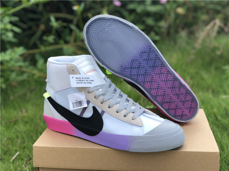 Blazers Off White Mid - Wolf Grey