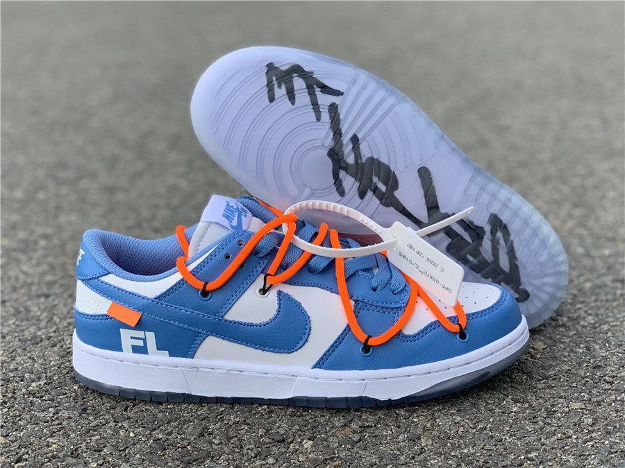 Nike Off White Dunk Low - Futura Blue