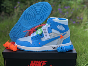 Jordan 1 Off White - Carolina Blue