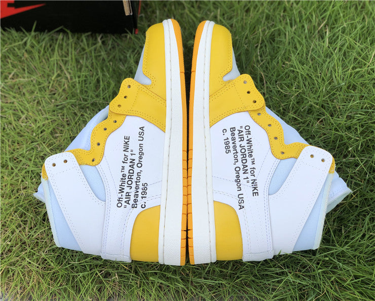 Jordan 1 Off White - Canaire Yellow