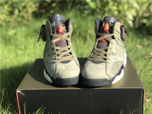 Jordan 6 Travis Scott - Army Green