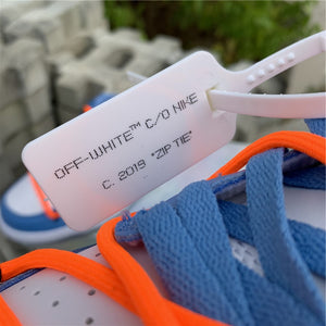 Nike Off White Dunk Low - Futura Blue