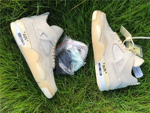 Jordan 4 Off White - Sail