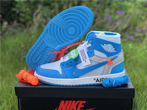 Jordan 1 Off White - Carolina Blue