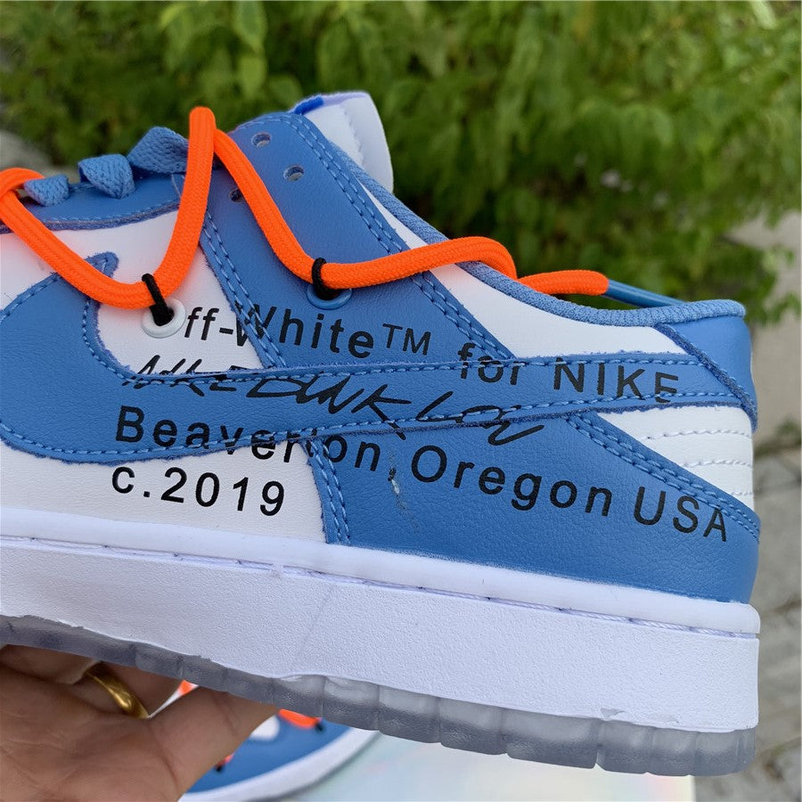 Nike Off White Dunk Low - Futura Blue