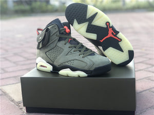 Jordan 6 Travis Scott - Army Green