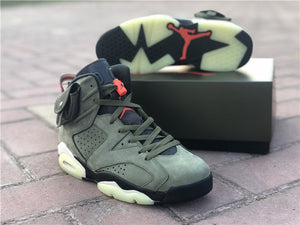 Jordan 6 Travis Scott - Army Green