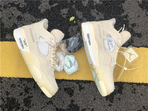 Jordan 4 Off White - Sail