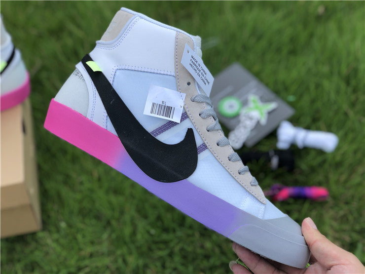 Blazers Off White Mid - Wolf Grey