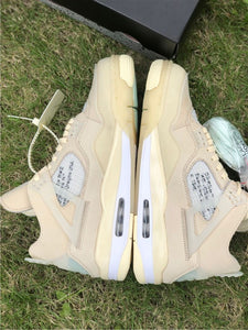 Jordan 4 Off White - Sail