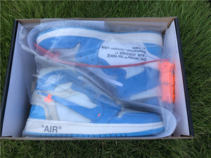 Jordan 1 Off White - Carolina Blue