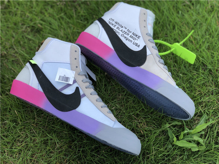 Blazers Off White Mid - Wolf Grey