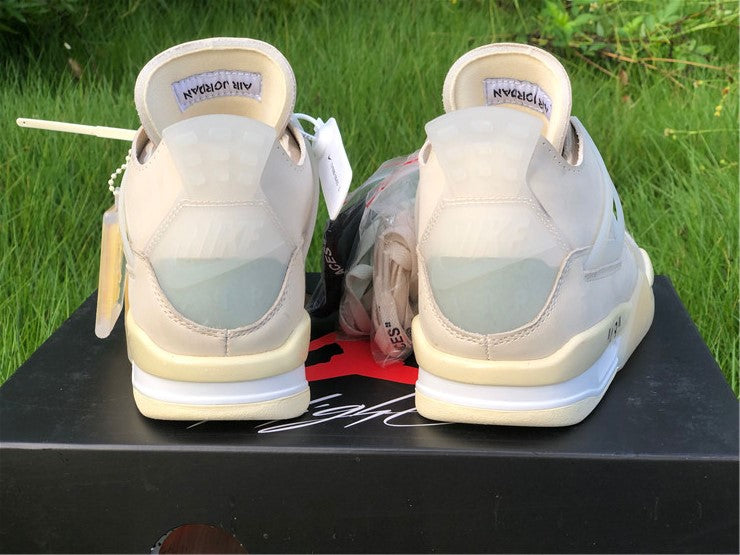 Jordan 4 Off White - Sail