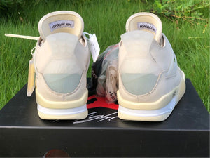 Jordan 4 Off White - Sail
