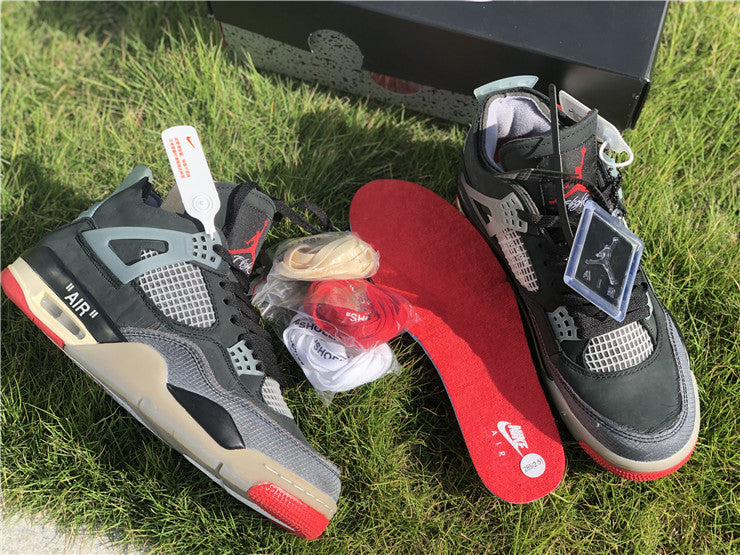 Jordan 4 Off White - Breds