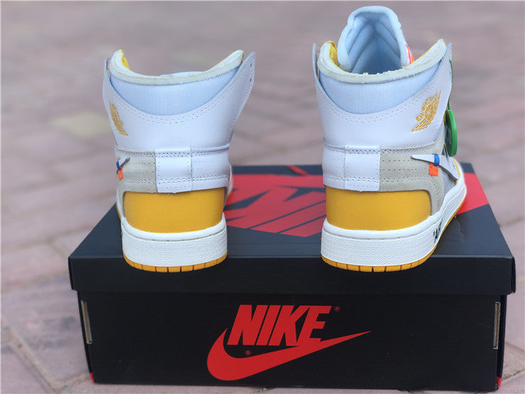 Jordan 1 Off White - Canaire Yellow