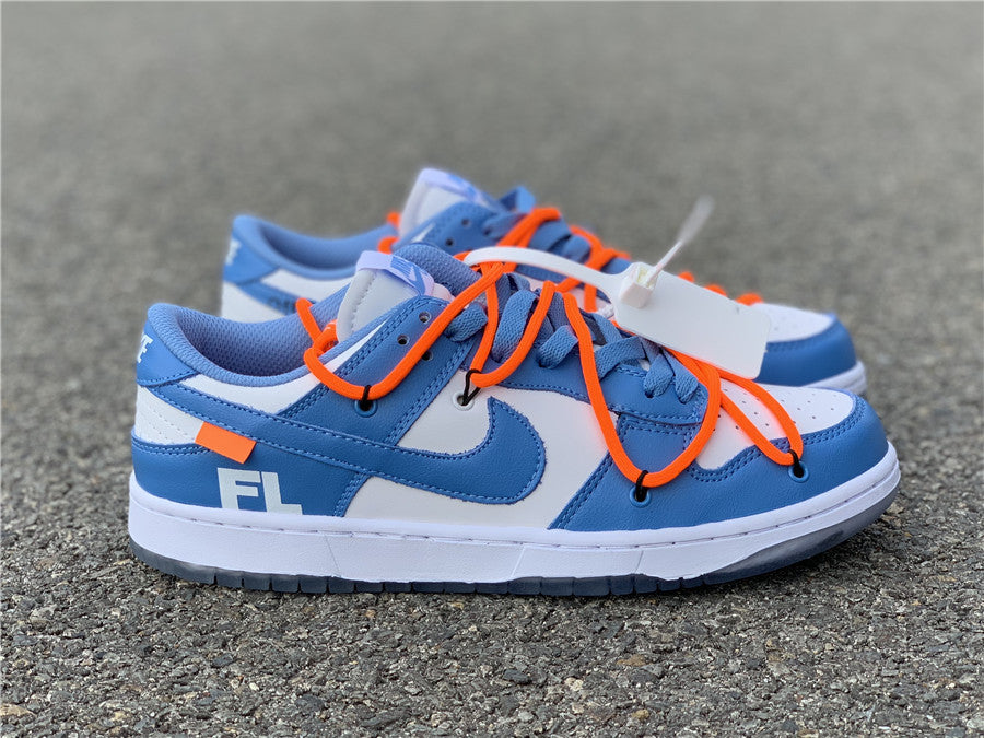 Nike Off White Dunk Low - Futura Blue