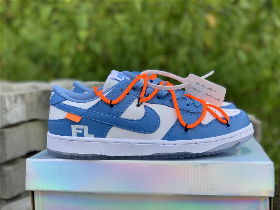 Nike Off White Dunk Low - Futura Blue