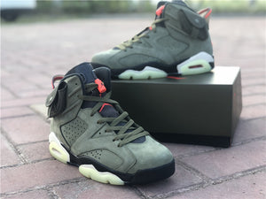 Jordan 6 Travis Scott - Army Green