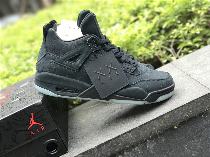 Jordan 4 Kaws - Black