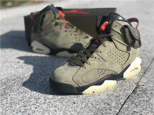 Jordan 6 Travis Scott - Army Green