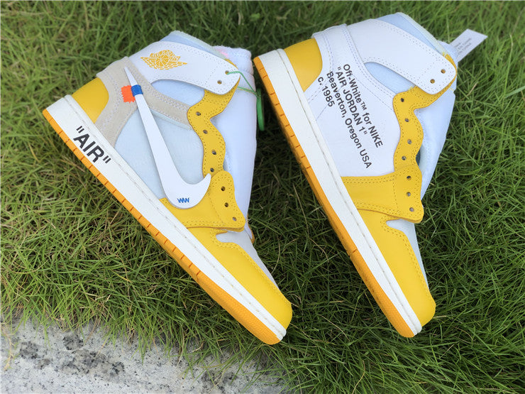 Jordan 1 Off White - Canaire Yellow