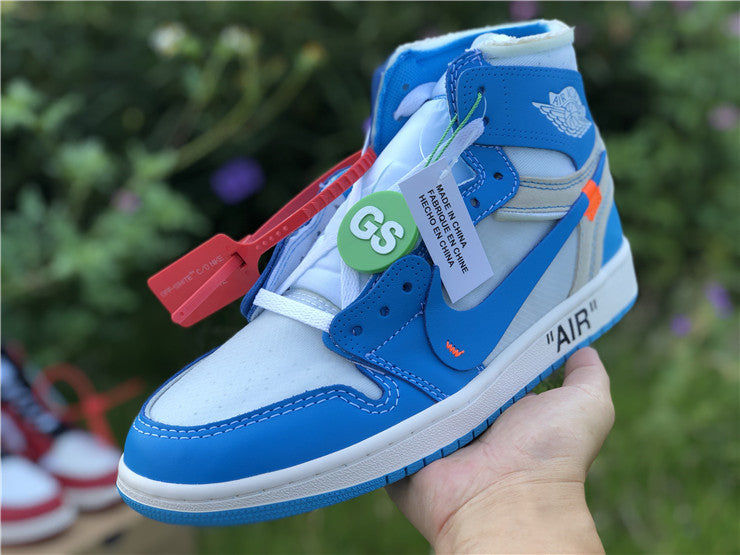 Jordan 1 Off White - Carolina Blue