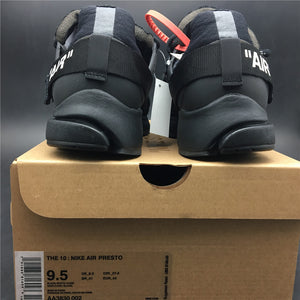 Air Presto Off White - Black