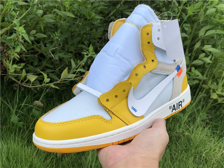 Jordan 1 Off White - Canaire Yellow