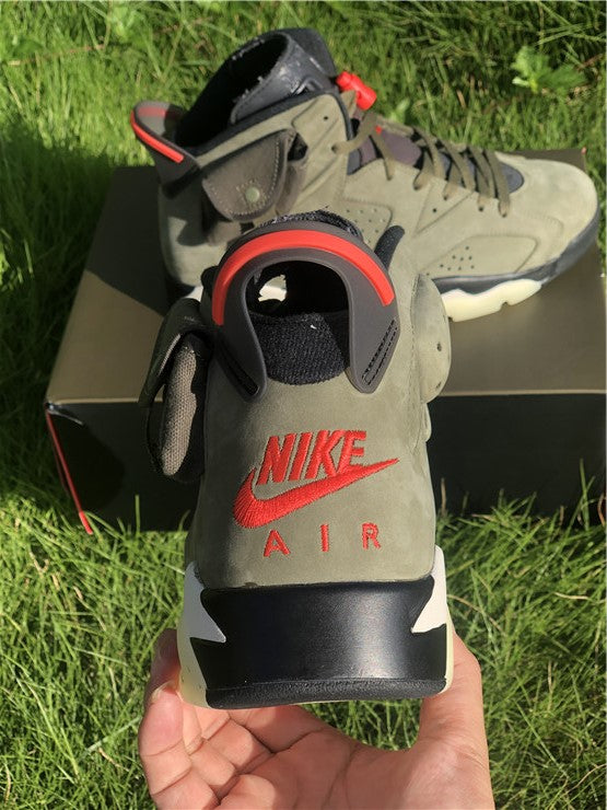 Jordan 6 Travis Scott - Army Green