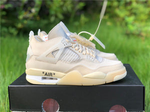 Jordan 4 Off White - Sail