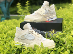 Jordan 4 Off White - Sail