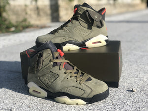 Jordan 6 Travis Scott - Army Green