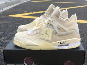 Jordan 4 Off White - Sail