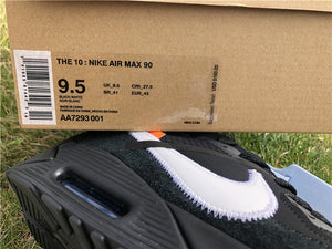 Air Max 90 Off White - Black