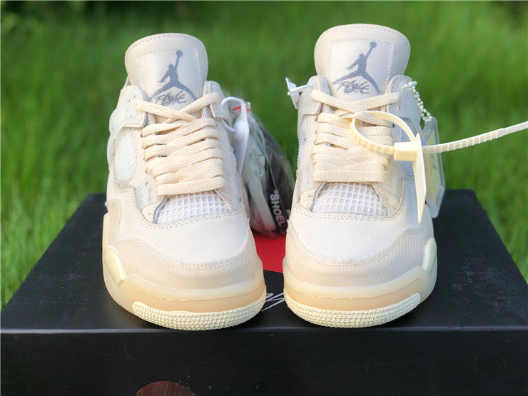 Jordan 4 Off White - Sail