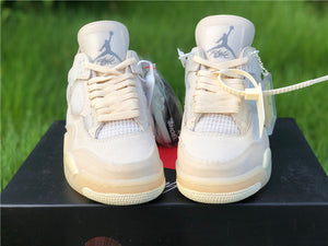 Jordan 4 Off White - Sail