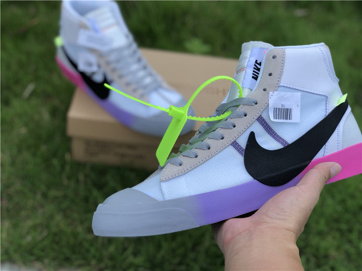 Blazers Off White Mid - Wolf Grey